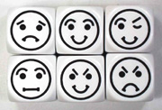 Dobókocka 6 oldalú (D6 Smiley)